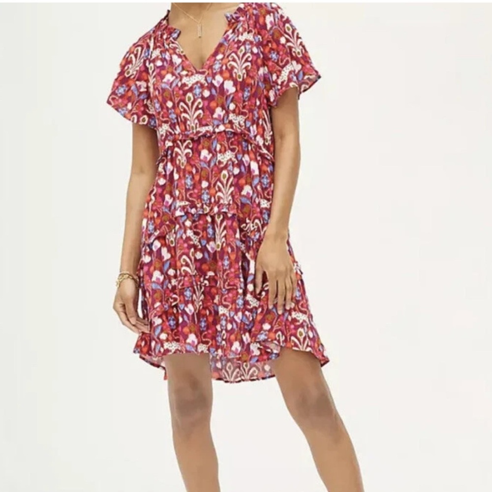 Anthropologie Robin Tiered Mini
Dress Sz Small